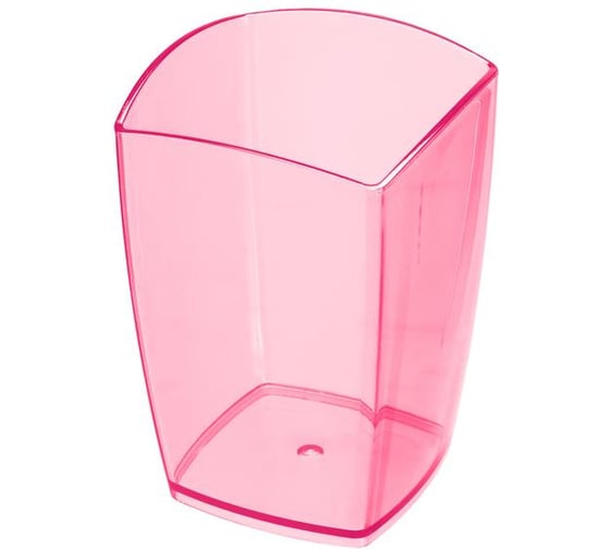 Подставка стакан Attache Selection Flamingo прозрачно-розовый 913423