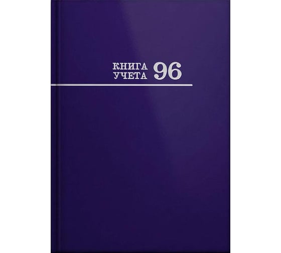 Бухгалтерская книга учета Attache 96 листов, в клетку, синяя, офсет, 200х298 мм 96-8669 1090844 1