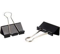 Зажим для бумаг Attache 51 мм., 12 шт Economy в картонной коробке, цвет чёрный 933329