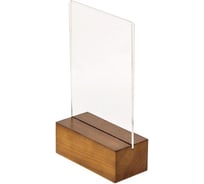 Настольная подставка Attache А6, вертикальная, двусторонняя, цвет орех 1064624