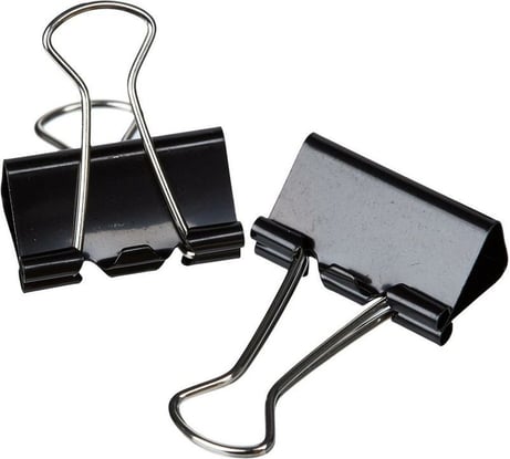 Зажим для бумаг Attache 25 мм., 10 шт., европодвес 509184