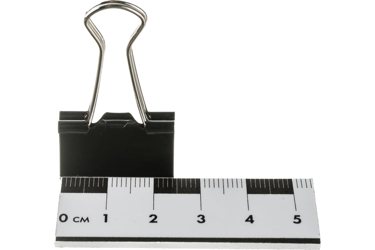 Зажим для бумаг Attache 25 мм., 12 шт Economy в картонной коробке, цвет ...