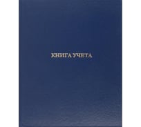 Бухгалтерская книга учета Attache 96 листов, в клетку, офсет, обложка бумвинил синий 1184610