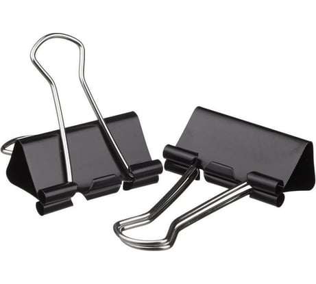 Зажим для бумаг Attache 32 мм., 12 шт., европодвес 509188