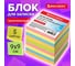 Блок для записей проклеенный BRAUBERG, 9 x 9 x 9 см, плотность 80 г/м², цветной 129207 4