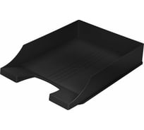 Горизонтальный лоток для бумаг BRAUBERG CONTRACT, А4, 340х254х66.5 мм, черный 230879