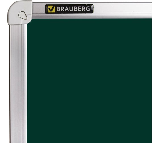 Магнитная доска для мела BRAUBERG 90х120 см, зеленая 231706