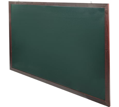 Магнитная доска для мела BRAUBERG 100 х150 см, зеленая, деревянная окрашенная рамка 236894
