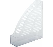 Вертикальный лоток для бумаг BRAUBERG "Standard", 245х70х295 мм, прозрачный 237223