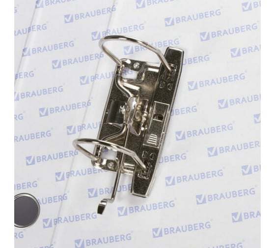 Папка-регистратор BRAUBERG мраморное покрытие, А4 +, содержание, 70 мм, черный корешок 221987