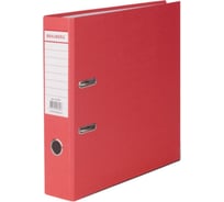 Папка-регистратор BRAUBERG "ECO" 75 мм., красная 221397