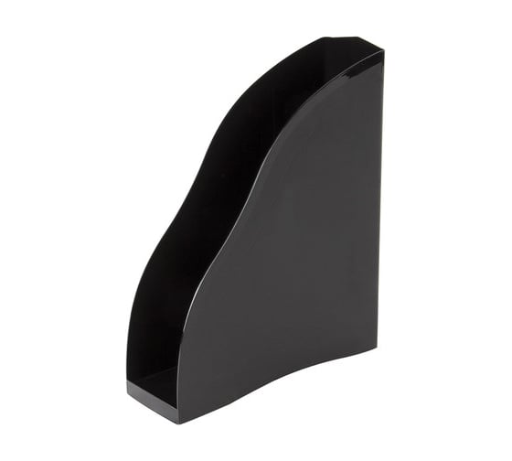 Вертикальный лоток для бумаг BRAUBERG "Cosmo" 260х85х315 мм, черный 237006