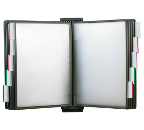 Настенная демосистема BRAUBERG расширительный модуль для 231234, с 10 серыми панелями А4, 231235