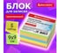 Блок для записей проклеенный BRAUBERG, 9 x 9 x 5 см, плотность 80 г/м², цветной 129199 5