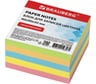 Блок для записей проклеенный BRAUBERG, 9 x 9 x 5 см, плотность 80 г/м², цветной  129199