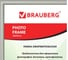Рамка BRAUBERG 30х40 см., пластик, багет 12 мм., HIT2, серебро, стекло 391133 2