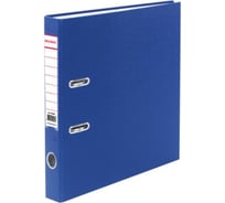Папка-регистратор BRAUBERG с покрытием из ПВХ, 50 мм, синяя, удвоенный срок службы 220888