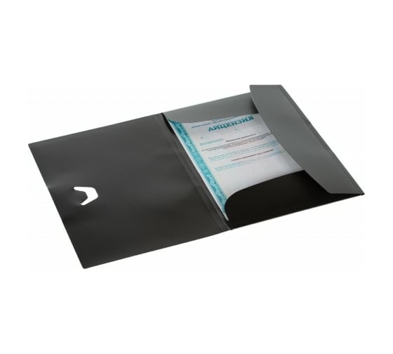 Папка Attache Digital на на резинке, черный 1043249