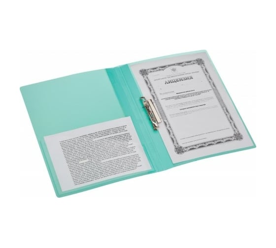 Папка 30 шт в упаковке Attache Diagonal с зажимом цвет зеленый 391370