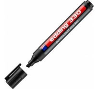 Перманентный маркер Edding 330/1 черный, 1-5 мм, скошенный наконечник, блистер 1183279