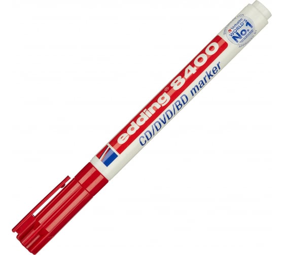Маркер для CD Edding E-8400/2 красный, 0.5-1 мм 53765