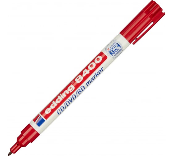 Маркер для CD Edding E-8400/2 красный, 0.5-1 мм 53765