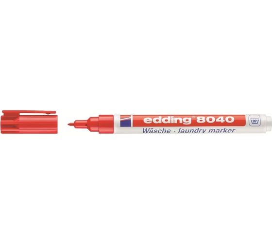 Маркер для белья Edding E-8040/2 красный, 1 мм 1153894