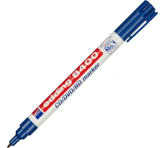 Маркер для CD Edding E-8400/3 синий, 0.5-1 мм 53766