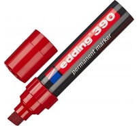 Перманентный маркер Edding E-390/2 красный 4-12 мм скошенный наконечник 1153877