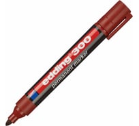 Перманентный маркер Edding E-300/7 коричневый, 1.5-3 мм, круглый наконечник 72634