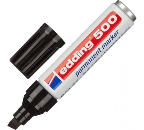 Перманентный маркер Edding E-500/1 черный 2-7 мм скошенный наконечник 57819