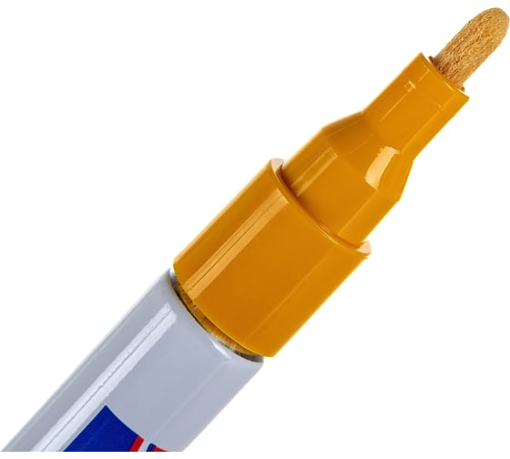 Лаковый маркер EDDING E-751/5 жёлтый, 1-2 мм, металлический корпус 87779