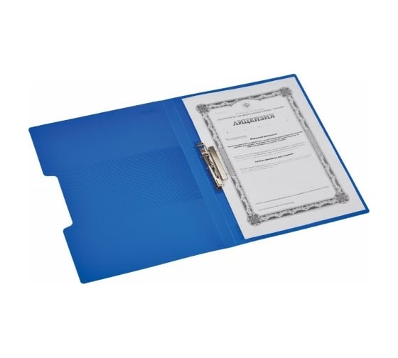 Папка Attache Digital с зажимом, синий 1043252
