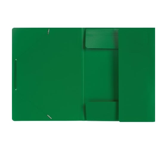 Папка 60 шт в упаковке Attache F315/06 на резинках зеленая 801572