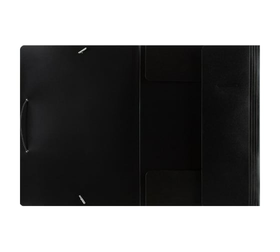 Папка 60 шт в упаковке Attache F315/06 на резинках черная 801170