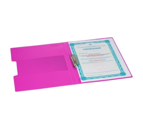 Папка Attache Digital с зажимом, розовый 1043254