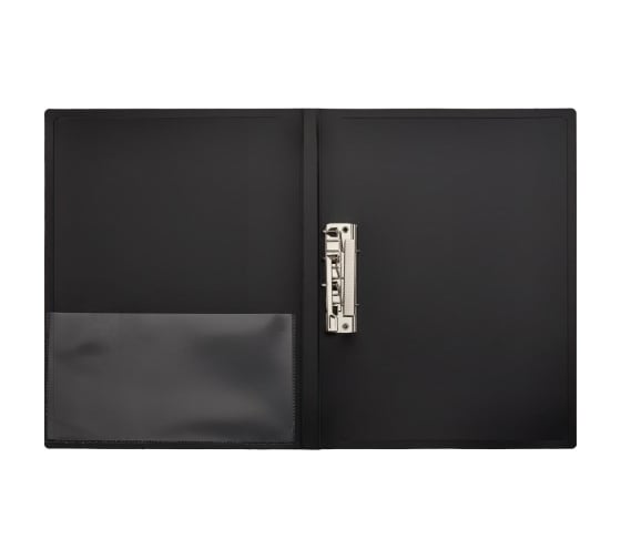 Папка 50 шт в упаковке Attache F611/07 с зажимом 17 мм черная 33177