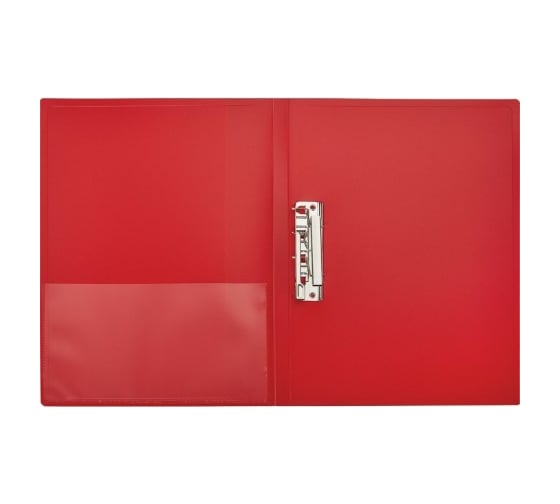 Папка 50 шт в упаковке Attache F611/07 с зажимом 17 мм красная 33179
