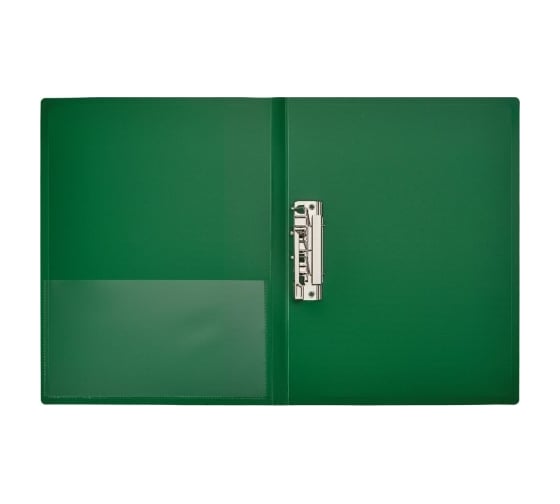 Папка 50 шт в упаковке Attache F611/07 с зажимом 17 мм зеленая 33178