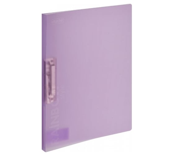 Папка Attache Rainbow Style с зажимом фиолетовый 488258