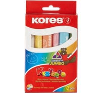 Трехгранные восковые мелки Kores KRAYONES Jumbo 12 цветов 33141.02 209550