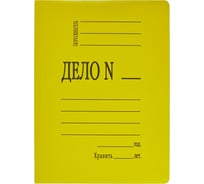 Скоросшиватель 200 шт в упаковке Attache мелованный картон 360 г/м желтый 660585