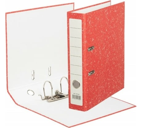 Папка-регистратор Attache Economy без металлического уголка бюджет 75 мм, красная 1204186