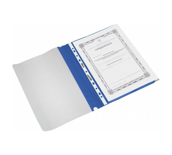 Папка-скоросшиватель Attache A4 синий 10 шт в упаковке 495377