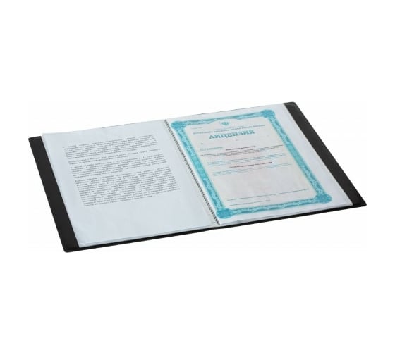 Файловая папка 60 шт в упаковке Attache 055-20Е 20 черный 710151