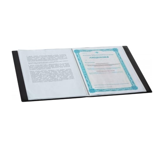 Файловая папка 40 шт в упаковке Attache 055-40Е 40 черный 710155