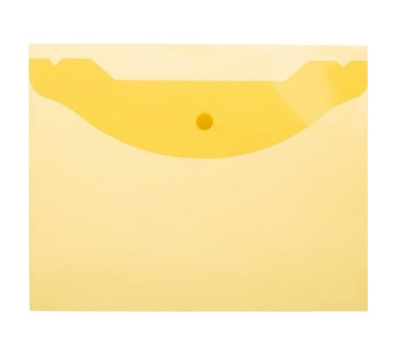 Папка-конверт Attache на кнопке А5, 190x240 мм, 180 мкм, ассорти, 10 шт в упаковке 1019524