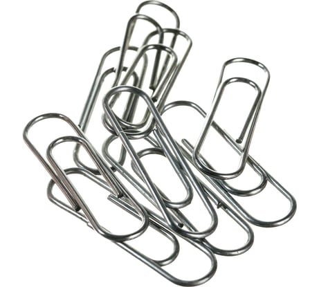 Оцинкованные скрепки Attache 28 мм, 100 шт в картонной упаковке 115672