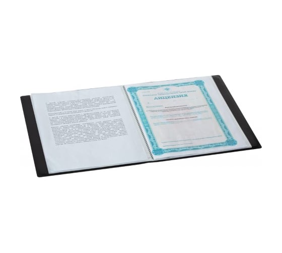 Файловая папка Attache 065-100Е 100 черный 724996