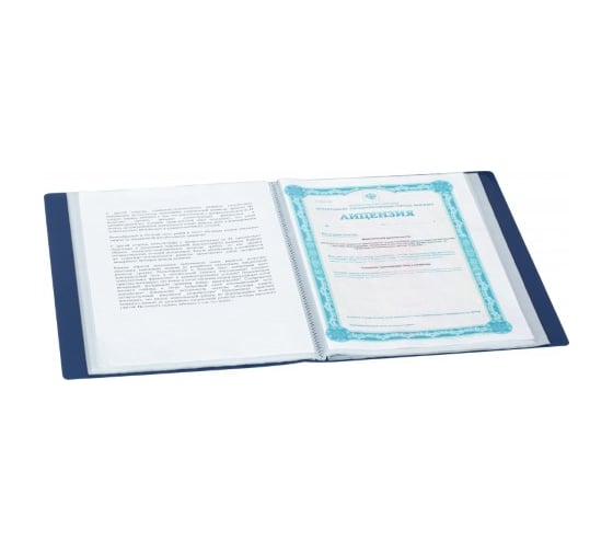 Файловая папка Attache 065-100Е 100 синий 710162